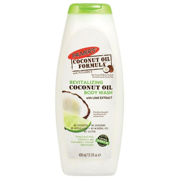 Palmer's Revitalizing Coconut Oil Body Wash with Lime Extract 400mL –  Australia Health Warehouse