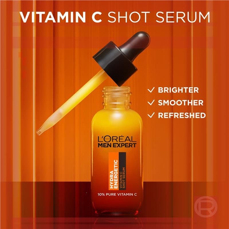 L'Oreal Men Expert Hydra Energetic Vitamin C Face Shot Serum 30mL