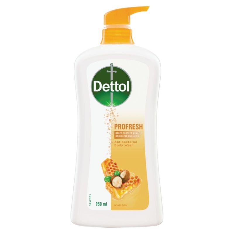 [Expiry: 05/2025] Dettol Profresh Honey Glow pH-Balanced Shower Cream 950mL