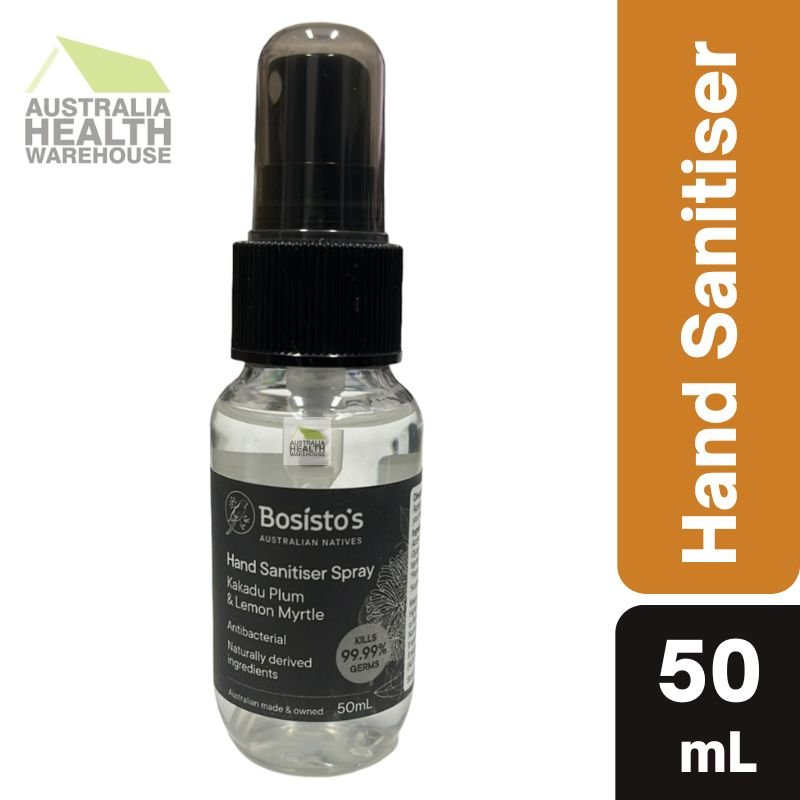 [Expiry: 04/2025] Bosisto’s Hand Sanitiser Spray 50mL