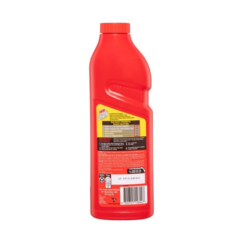 Easy-Off Drain Cleaner Turbo Gel 1 Litre