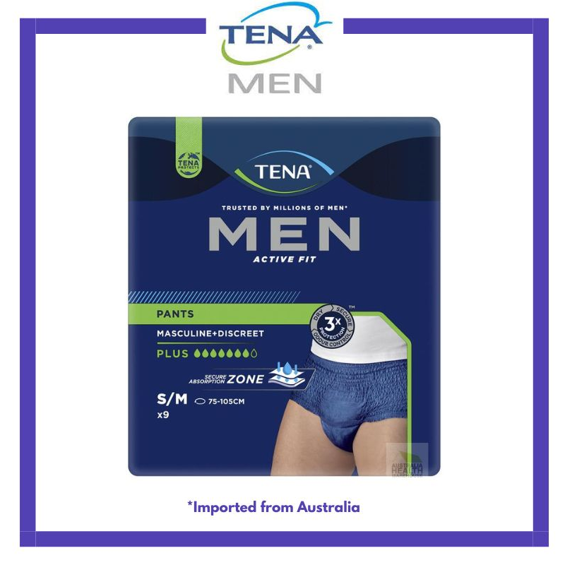 Tena Men Active Fit Pants Plus Small/Medium