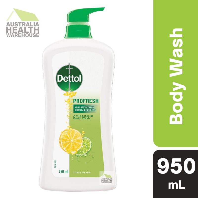 [Expiry: 05/2025] Dettol Profresh Citrus Splash Antibacterial Shower Gel 950mL