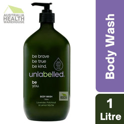 Unlabelled Lavender, Patchouli & Lemon Mrytle Body Wash 1 Litre