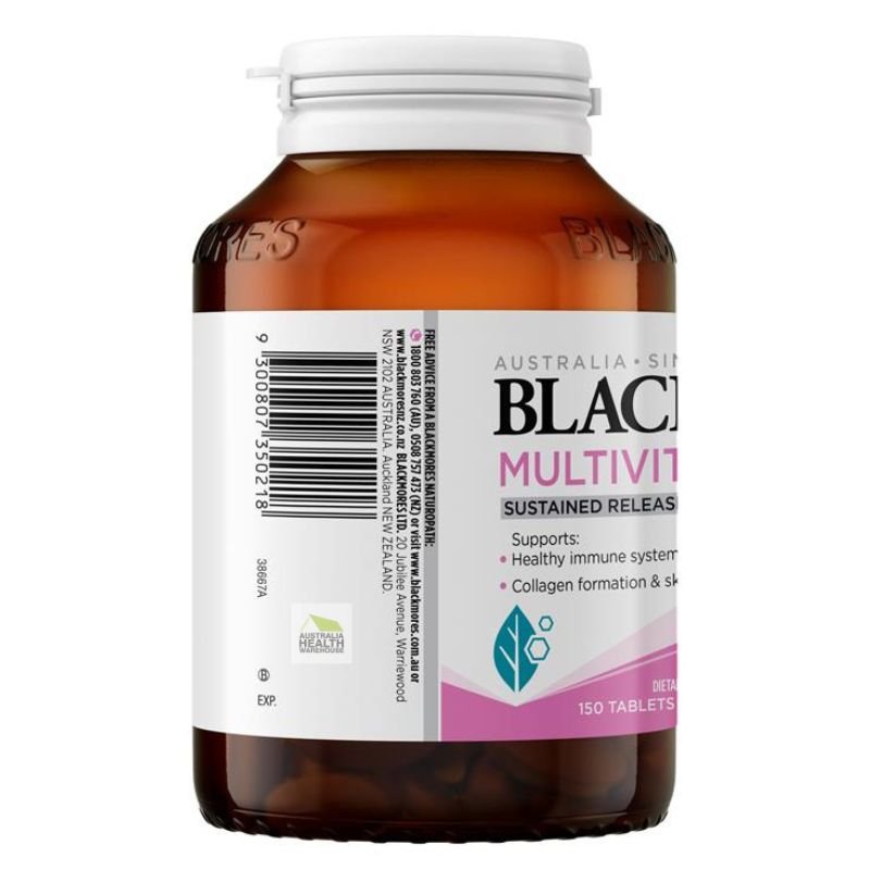 [Expiry: 11/2025] Blackmores Multivitamins for Women Sustained Release 150 Tablets