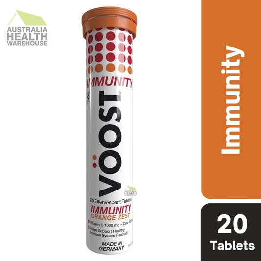 [Expiry: 04/2025] Voost Immunity Orange Zest Effervescent 20 Tablets