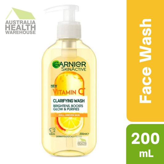 Garnier Skin Active Vitamin C Clarifying Face Wash 200mL