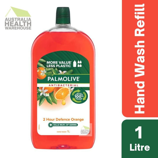 Palmolive Antibacterial Orange Hand Wash Soap Refill 1 Litre