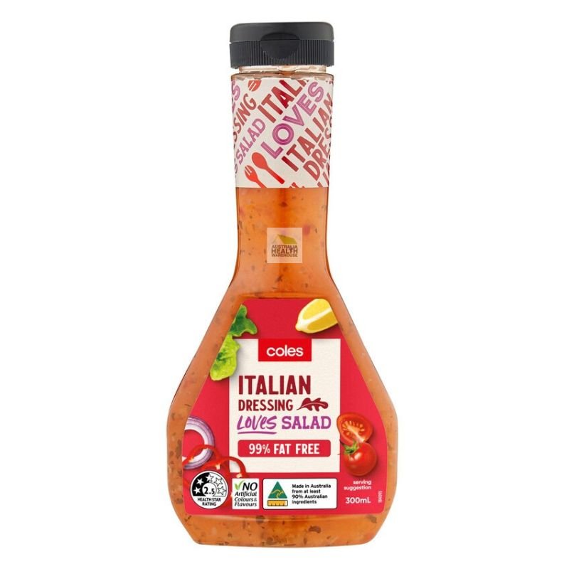 [Expiry: 03 April 2025] Coles Italian Dressing 300mL