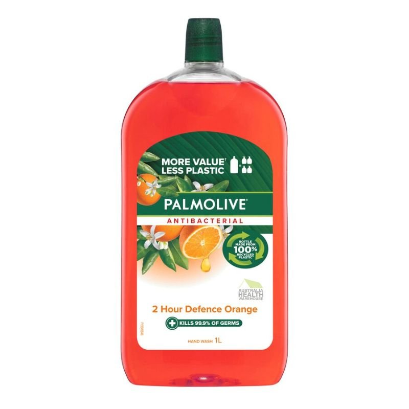 Palmolive Antibacterial Orange Hand Wash Soap Refill 1 Litre