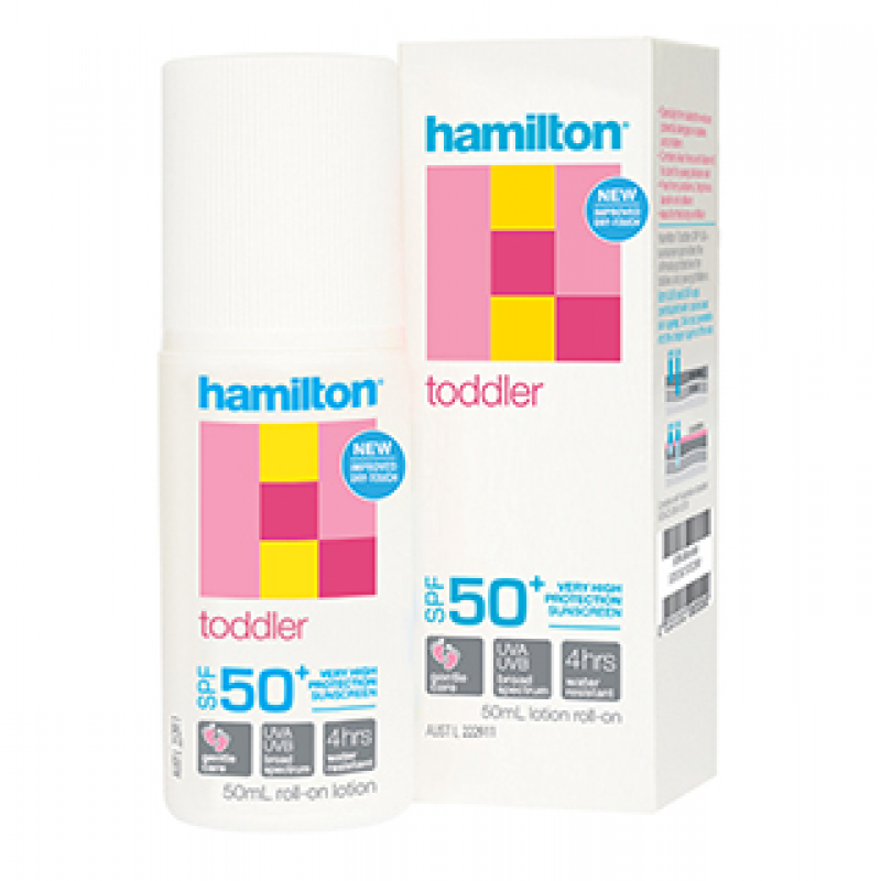 [Expiry: 08/2026] Hamilton Sun SPF 50+ Toddler Roll On 50mL