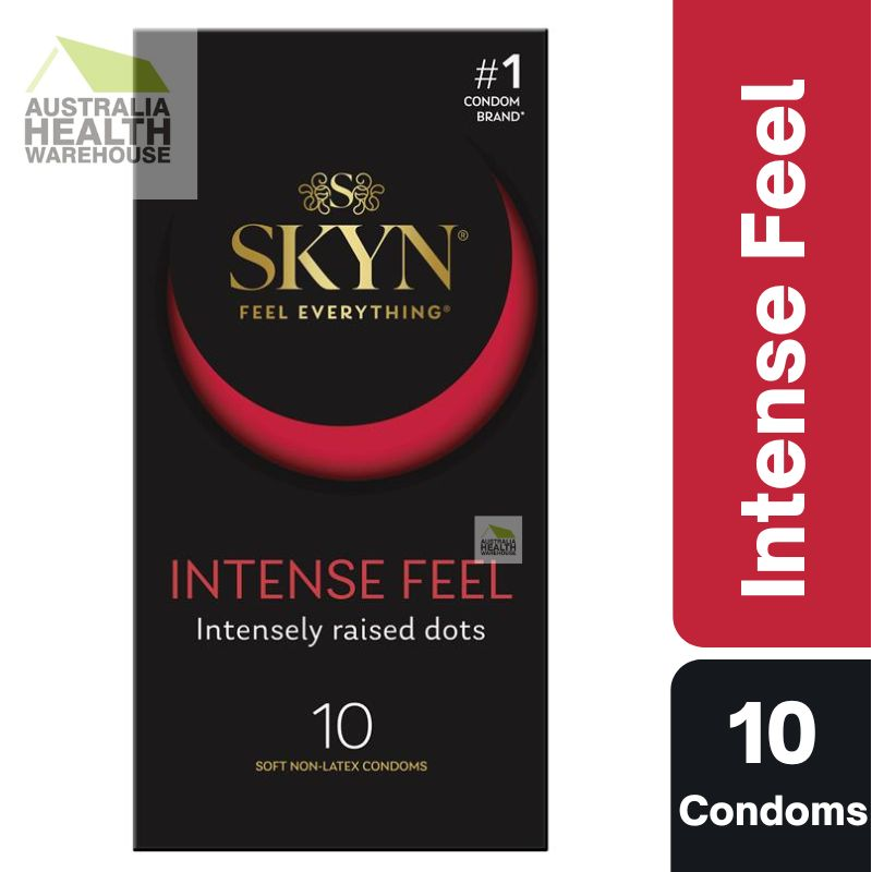 [Expiry: 06/2028] SKYN Intense Feel Condoms 10 Pack