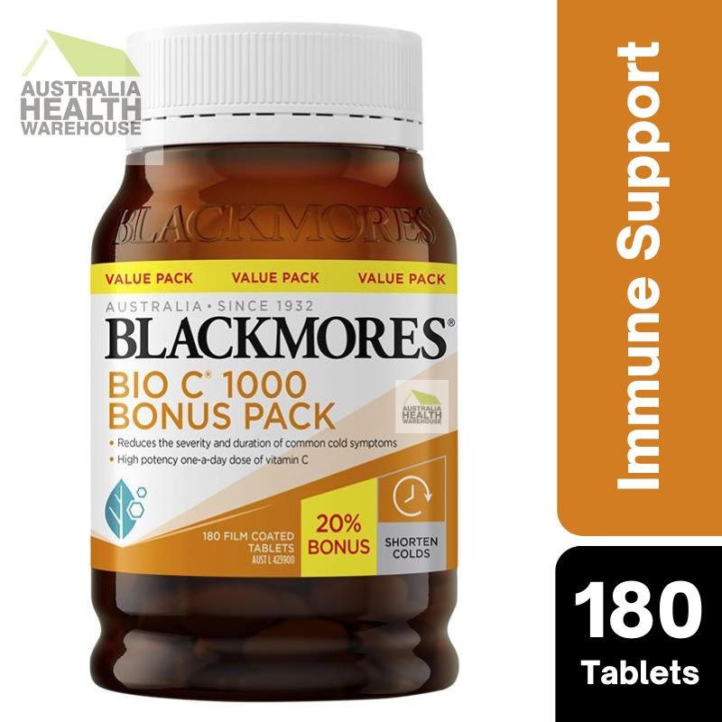 [Expiry: 11/2025] Blackmores Bio C 1000 180 Tablets