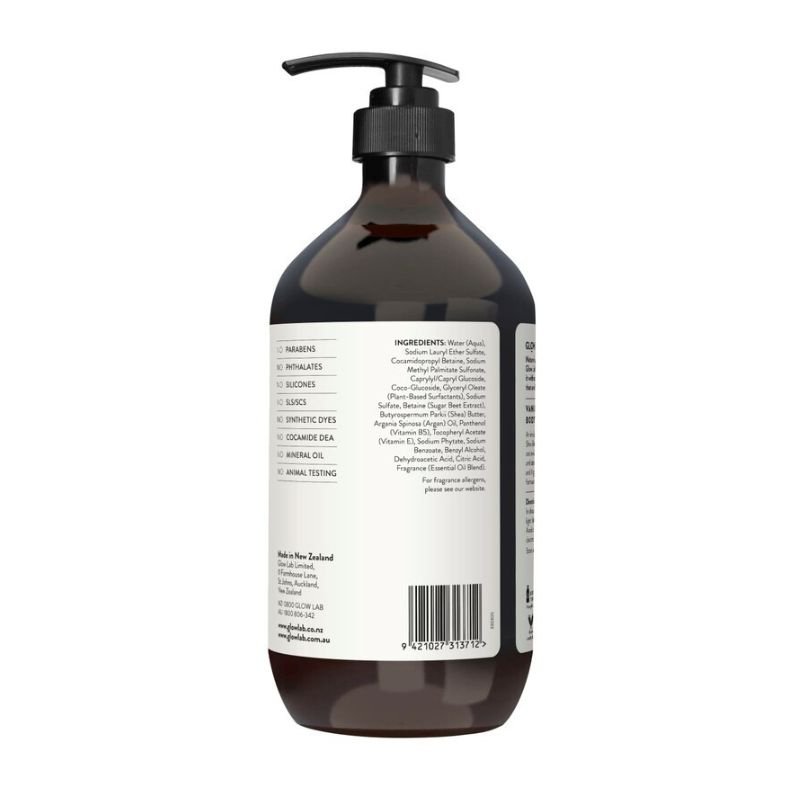 [Expiry: 01/2026] Glow Lab Vanilla Bean & Coconut Body Wash 900mL