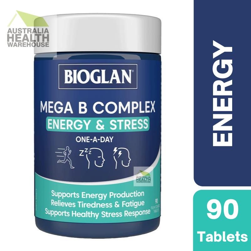 [Expiry: 10/2026] Bioglan Mega B Complex 90 Tablets