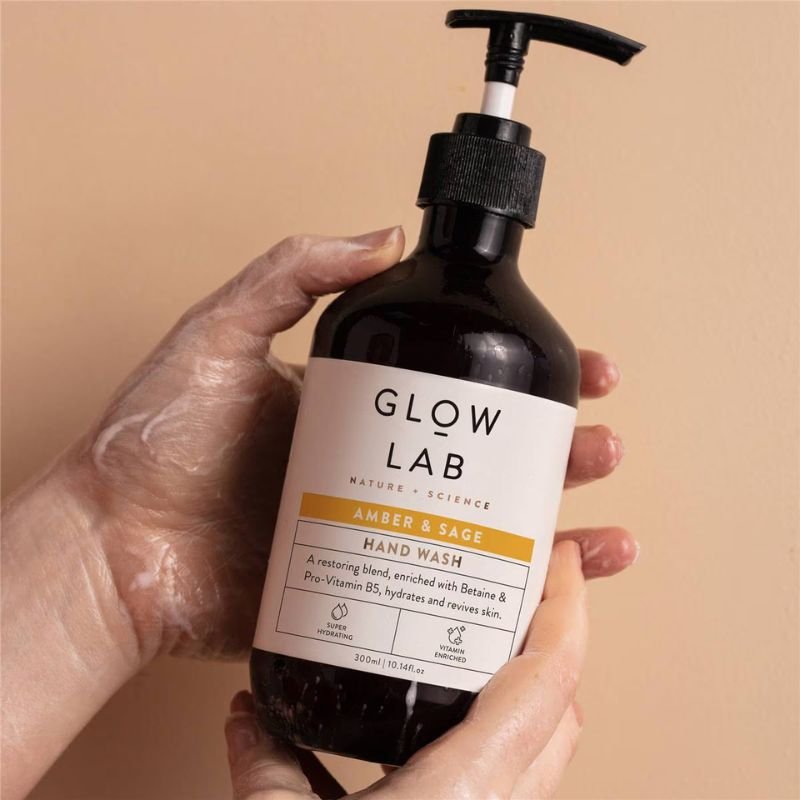 [Expiry: 05/2026] Glow Lab Amber & Sage Hand Wash 300mL