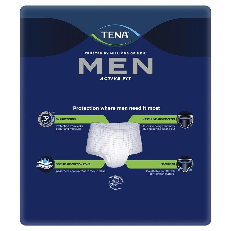 Tena Men Active Fit Pants Plus Small/Medium