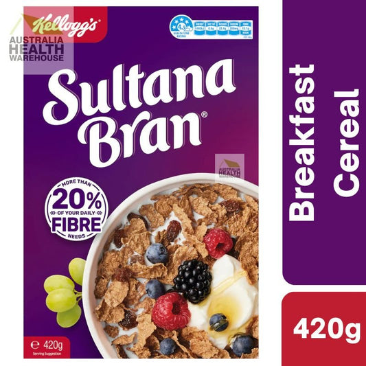 [Expiry: 25/09/2025] Kellogg's Sultana Bran Cereal 420g