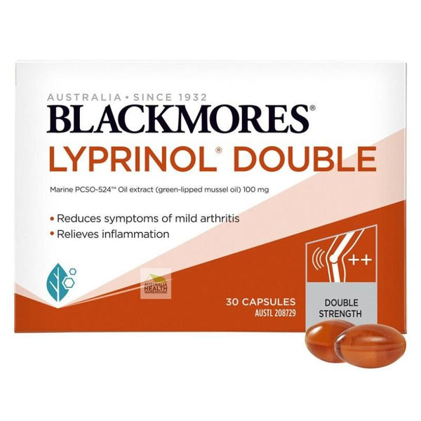 [Expiry: 05/2026] Blackmores Lyprinol Double 30 Capsules