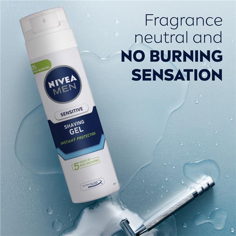 Nivea Men Sensitive Shaving Gel 200mL