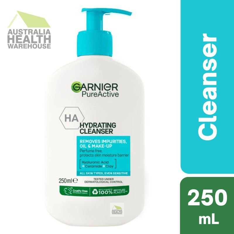 Garnier Pure Active Hydrating Cleanser 250mL