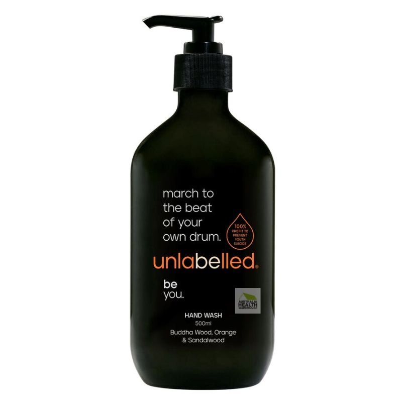 Unlabelled Buddha Wood, Orange & Sandalwood Hand Wash 500mL