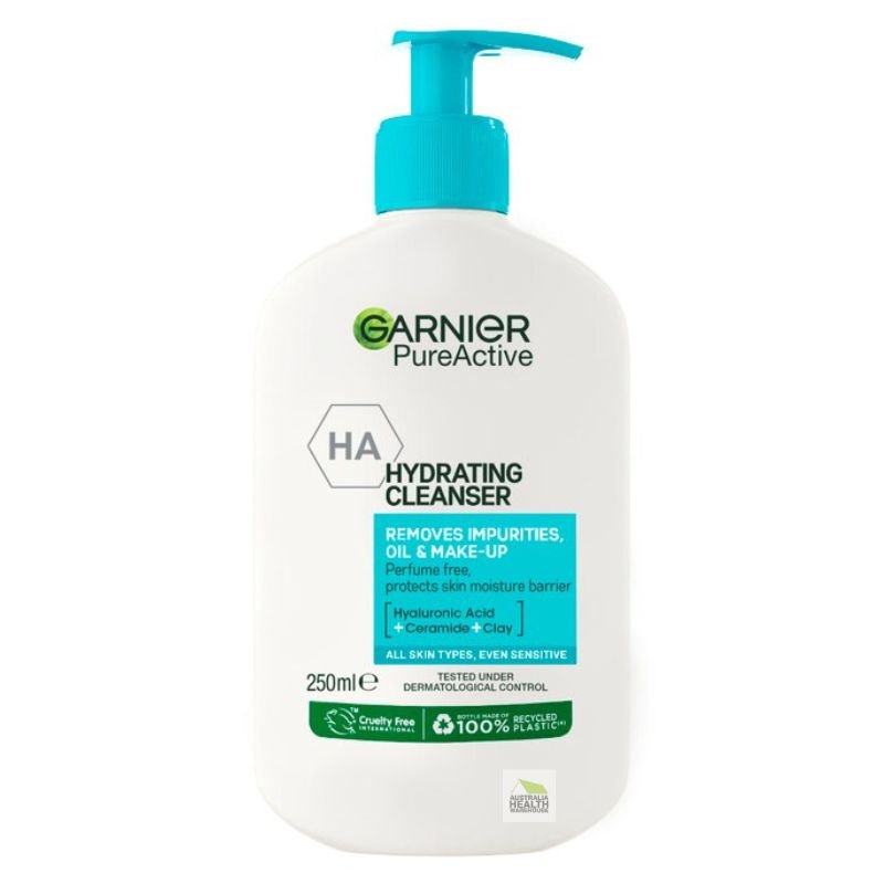 Garnier Pure Active Hydrating Cleanser 250mL