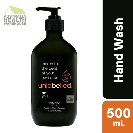 Unlabelled Buddha Wood, Orange & Sandalwood Hand Wash 500mL