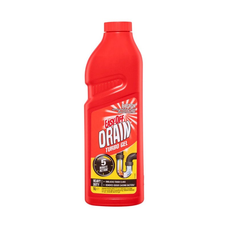 Easy-Off Drain Cleaner Turbo Gel 1 Litre