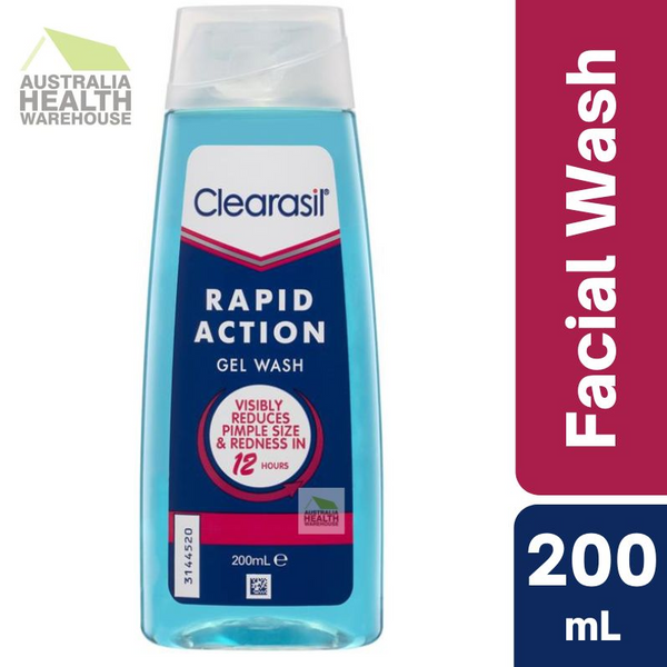 [Expiry: 02/2025] Clearasil Rapid Action Gel Wash 200mL