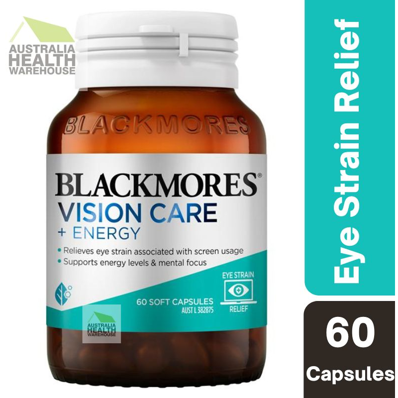 [Expiry: 10/2025] Blackmores Vision Care + Energy 60 Capsules