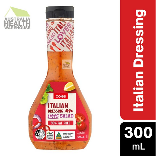 [Expiry: 03 April 2025] Coles Italian Dressing 300mL