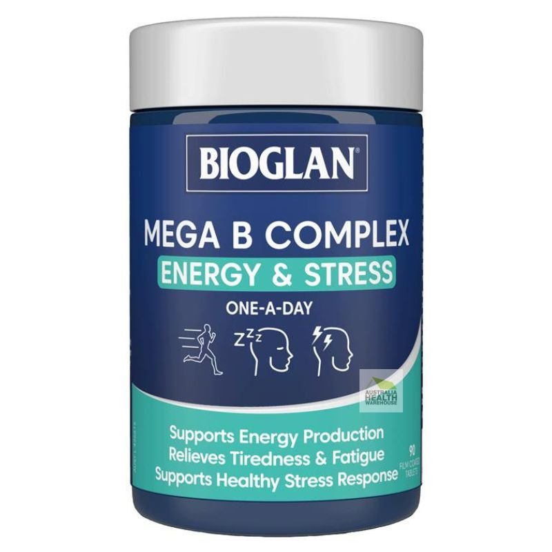 [Expiry: 10/2026] Bioglan Mega B Complex 90 Tablets