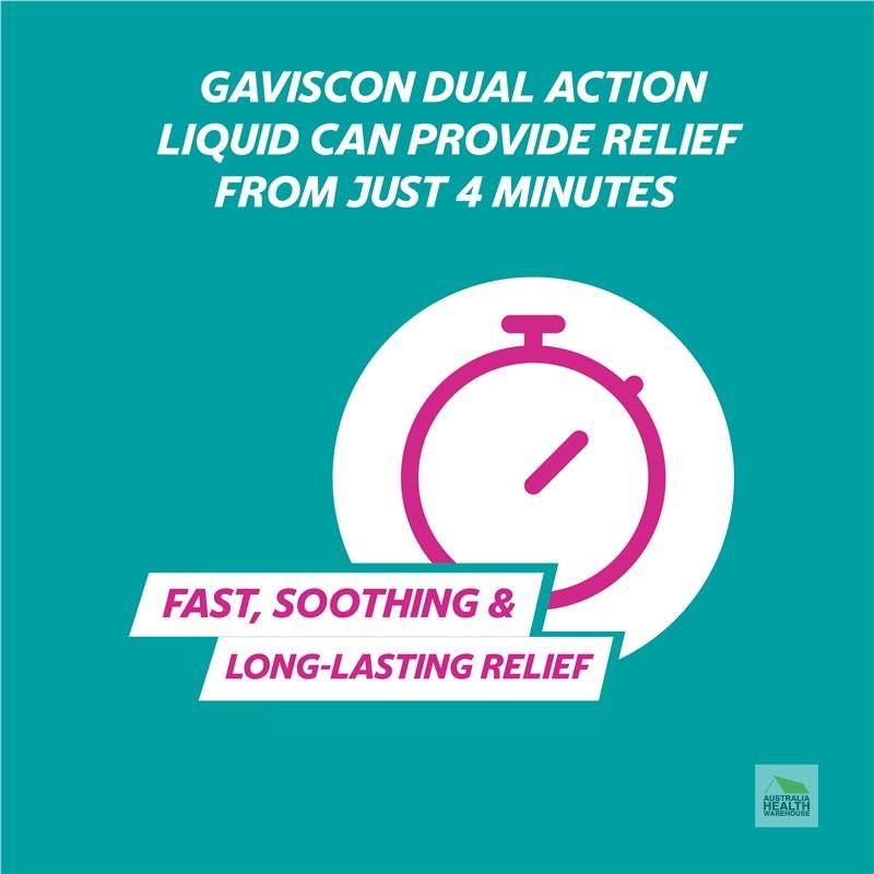 [Expiry: 01/2026] Gaviscon Dual Action Liquid Sachets 12 x 10mL