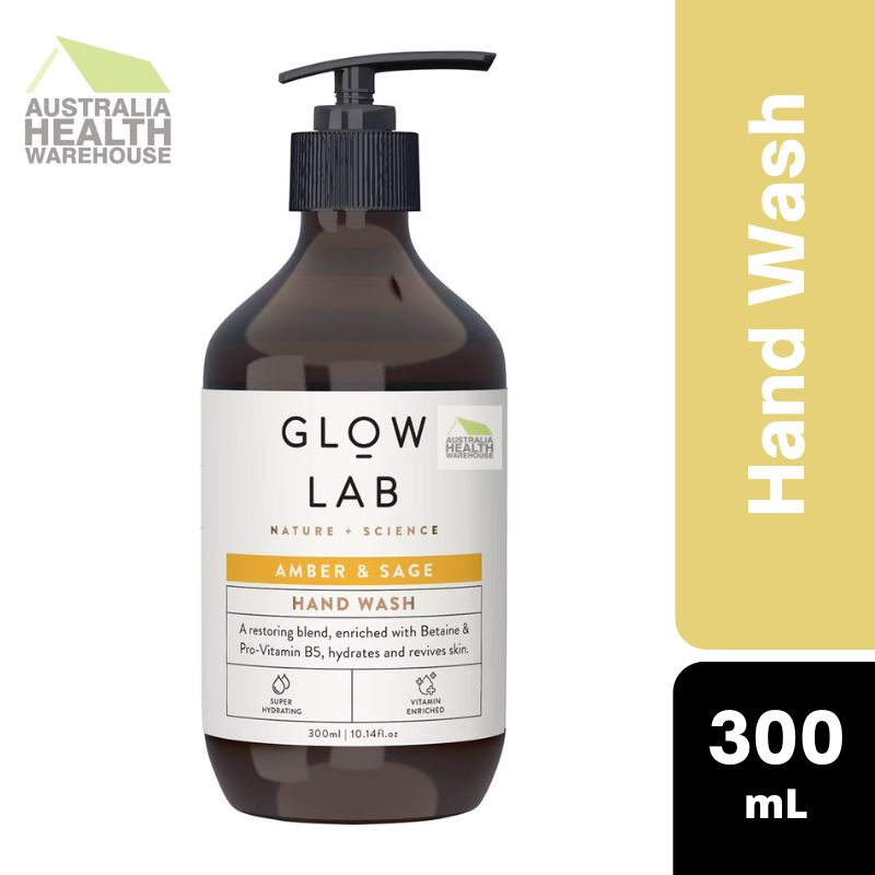 [Expiry: 05/2026] Glow Lab Amber & Sage Hand Wash 300mL