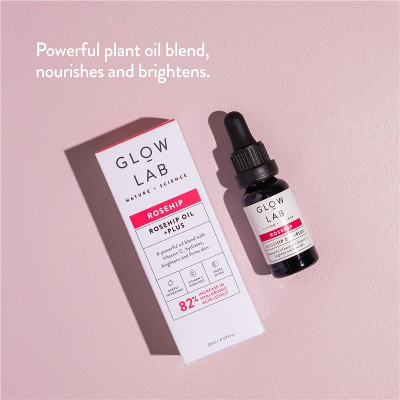 [Expiry: 11/2025] Glow Lab Rosehip Oil + Plus 20mL