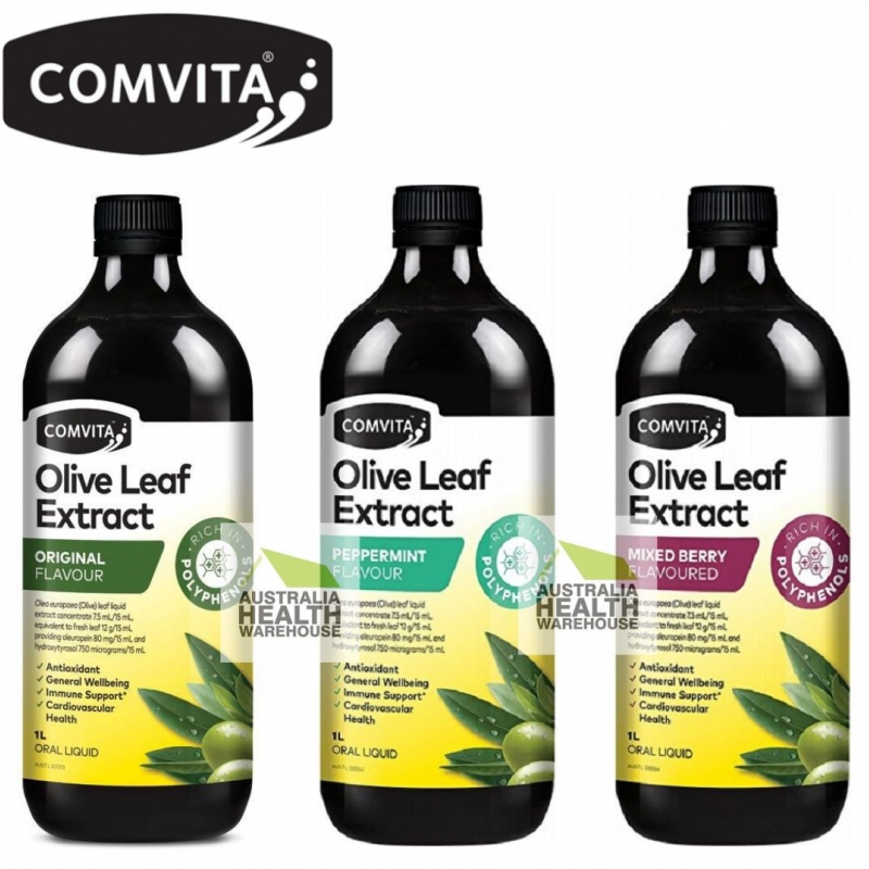 [Expiry: 08/2026] Comvita Olive Leaf Extract Original Flavour 1 Litre