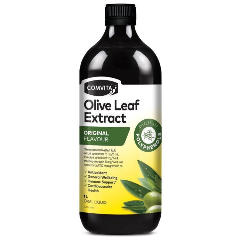 [Expiry: 08/2026] Comvita Olive Leaf Extract Original Flavour 1 Litre