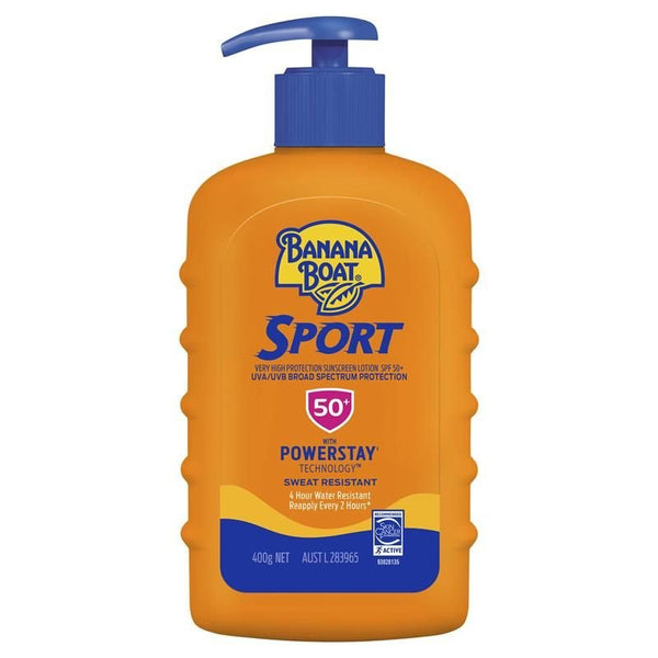 [Expiry: 12/2026] Banana Boat Sport Sunscreen SPF 50+ Lotion 400g