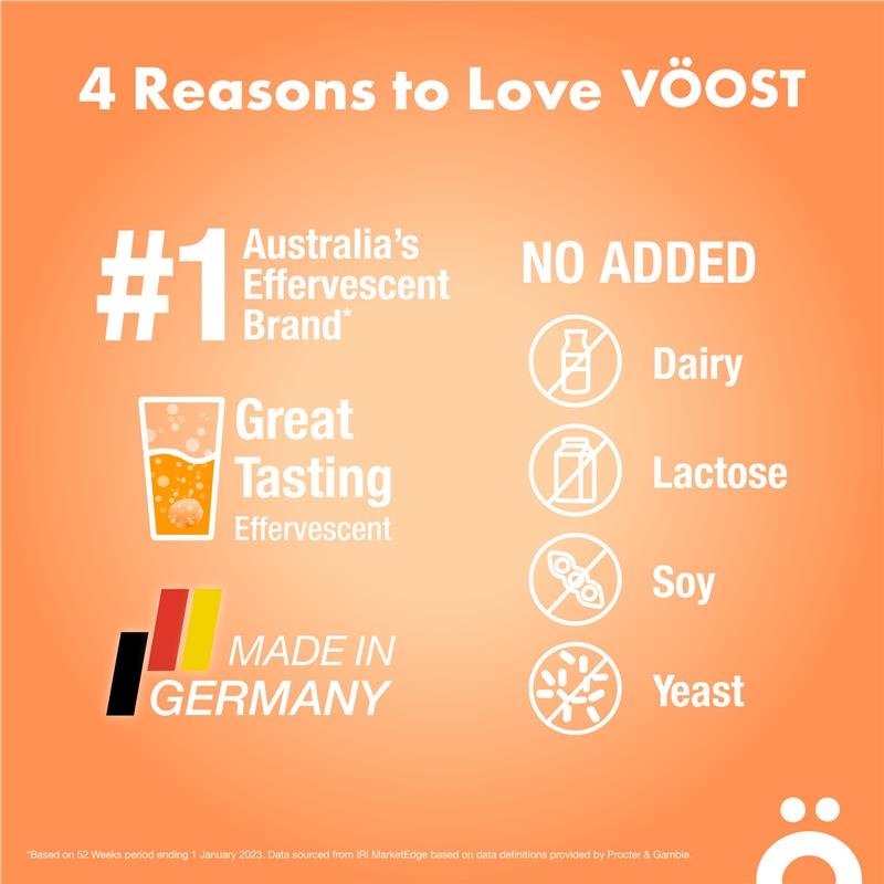 [Expiry: 04/2025] Voost Immunity Orange Zest Effervescent 20 Tablets