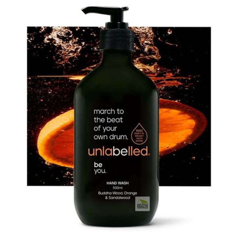 Unlabelled Buddha Wood, Orange & Sandalwood Hand Wash 500mL