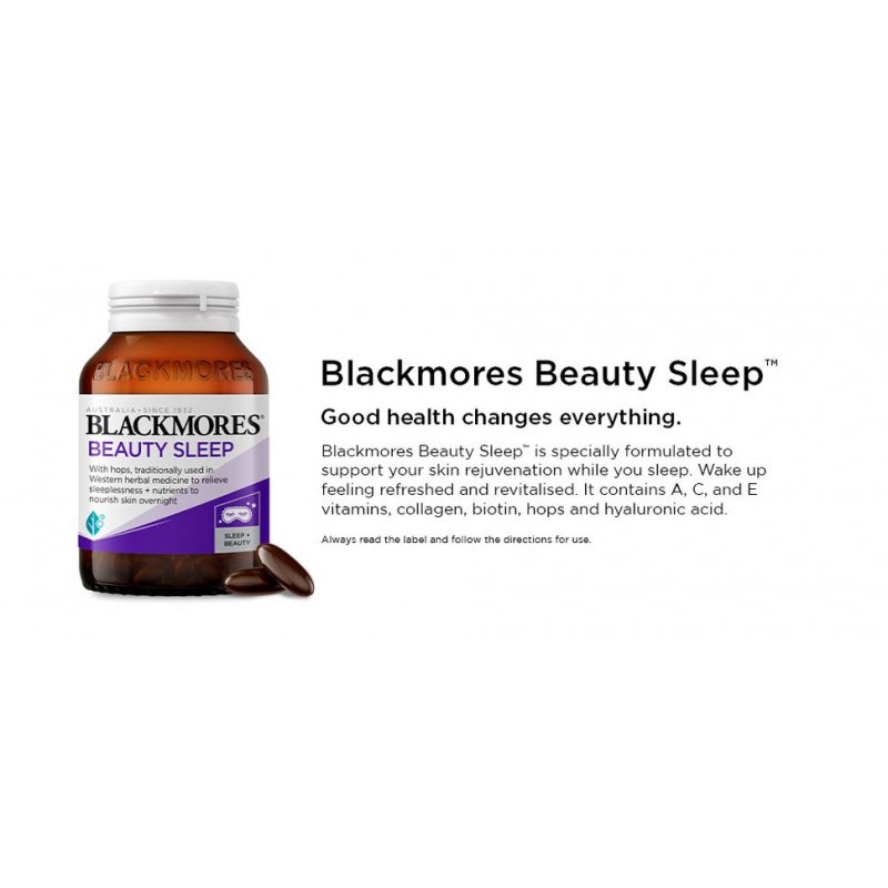 [Expiry: 04/2025] Blackmores Beauty Sleep 60 Capsules