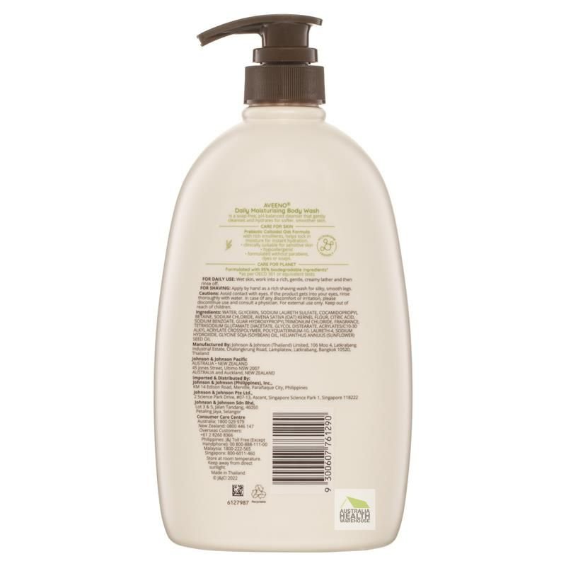 [Expiry: 10/2026] Aveeno Daily Moisturising Body Wash 1 Litre