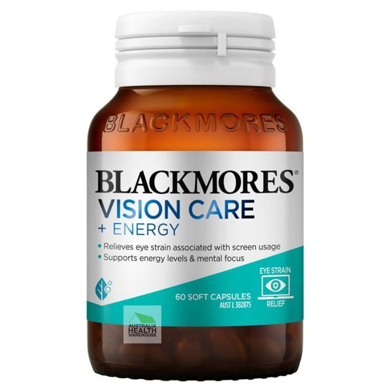 [Expiry: 10/2025] Blackmores Vision Care + Energy 60 Capsules