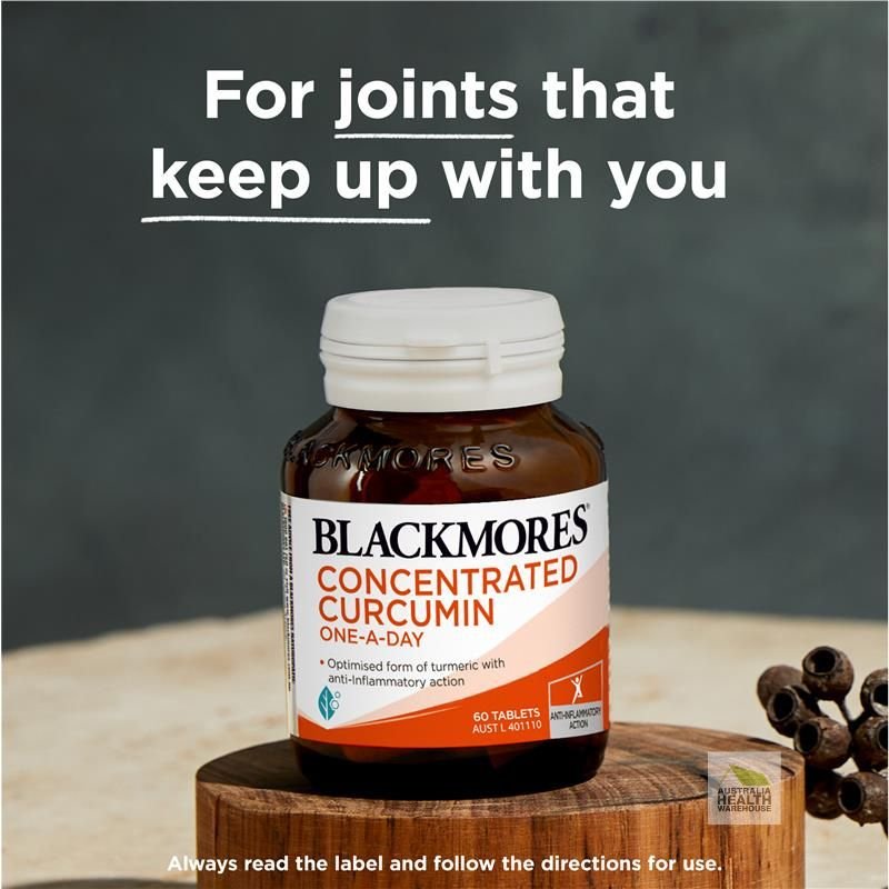 [Expiry: 07/2025] Blackmores Concentrated Curcumin One-A-Day 60 Tablets