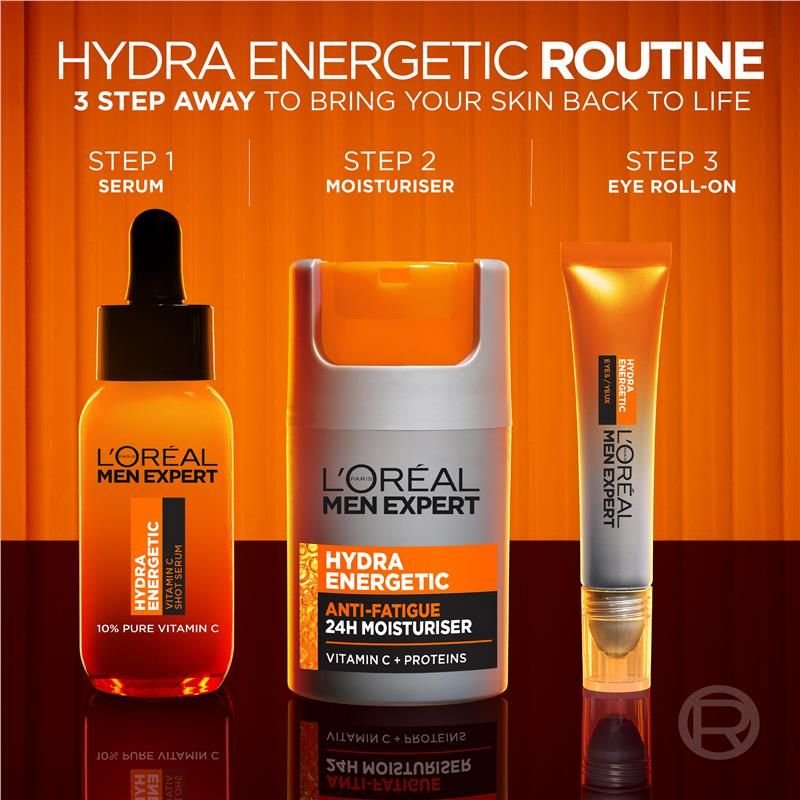 L'Oreal Men Expert Hydra Energetic Vitamin C Face Shot Serum 30mL