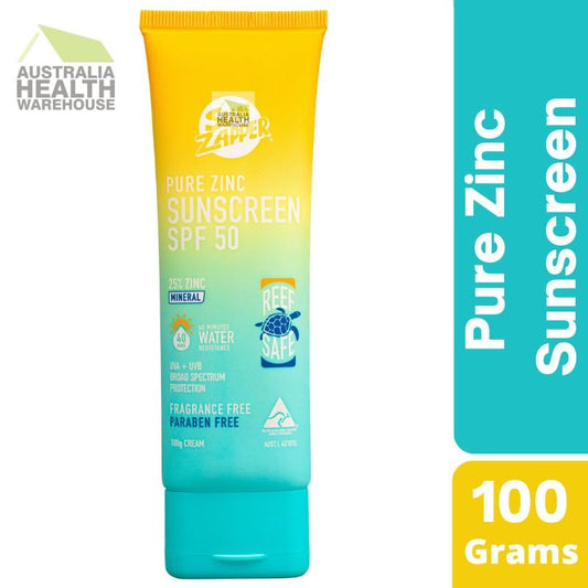 [Expiry: 12/2026] Sun Zapper Pure Zinc Sunscreen 100g