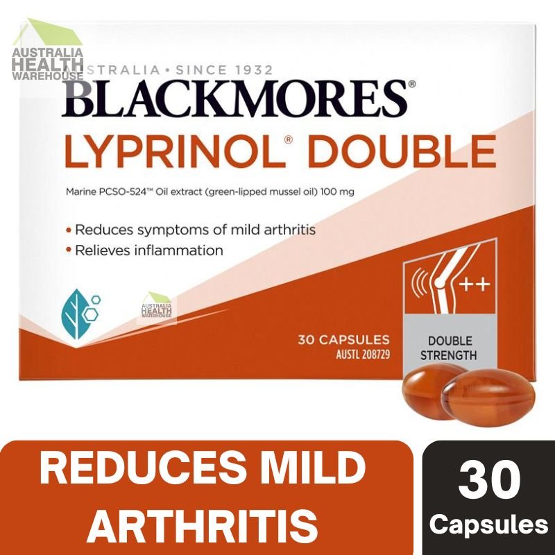 [Expiry: 05/2026] Blackmores Lyprinol Double 30 Capsules