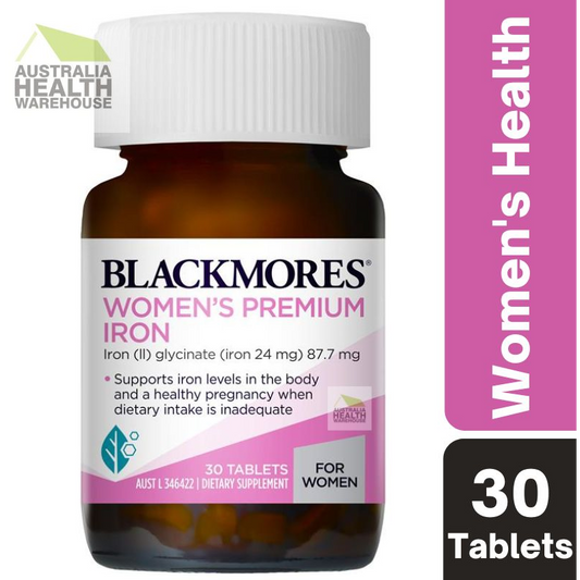 [Expiry: 05/2025] Blackmores Women’s Premium Iron 30 Tablets