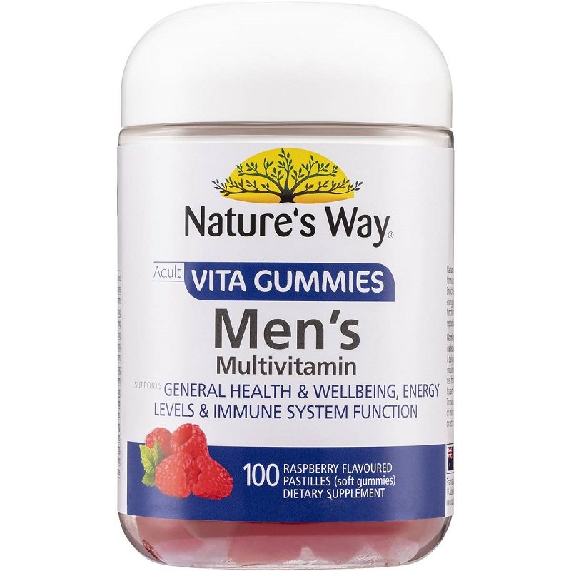 [Expiry: 07/2025] Nature's Way Vita Gummies Adult Men's Multivitamin 100 Pastilles